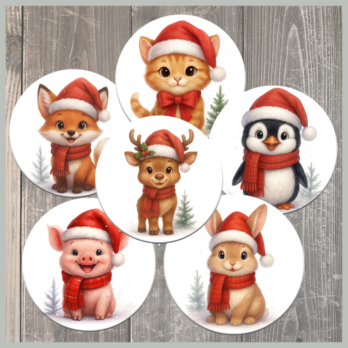 Onderzetters - Kerst Dieren