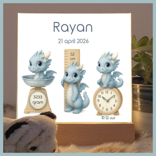 Nachtlampje Draakje Rayan